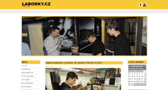 Desktop Screenshot of laborky.gymnaziumslany.cz